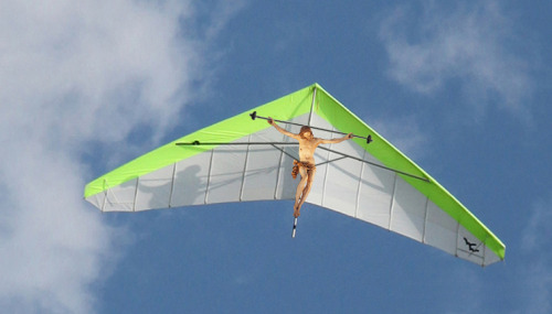 jesus hang gliding